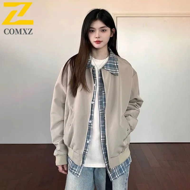 

COMXZ Men Jacket Durable Outdoor Hiking Camping Outdoor Breathable Mountaineering Coat Lightweight Travel Adventure Outerwear