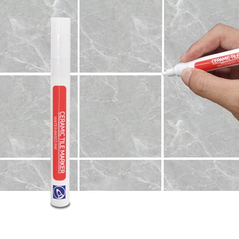 Waterproof Marker Tile Grout Pen Wall Seam Color Pen For Room Tiles Floor Bathroom Decontamination Seam Repair Cleaner Paint