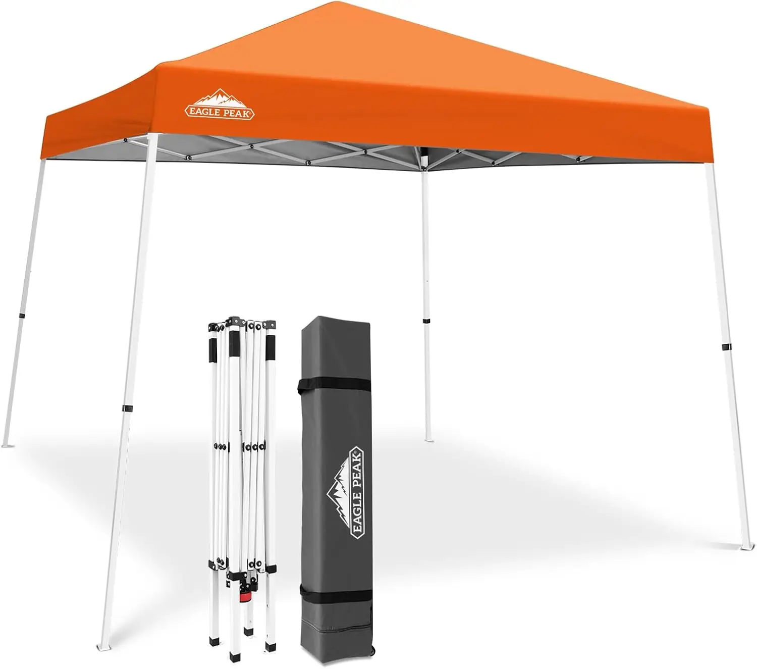 

10x10 Slant Leg Pop-up Canopy Tent Easy One Person Setup Instant Outdoor Beach Canopy Folding Portable Sports Shelter 10x10 B