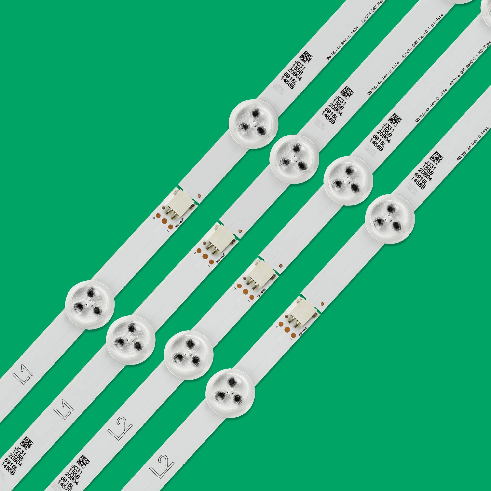 LED Backlight Strips For Philips 42PFH6309/88 42PFT6309/60 42" V14 DRT REV0.0 1 6916L-1457A 6916L-1455A LC420DUN（PG)(P1）