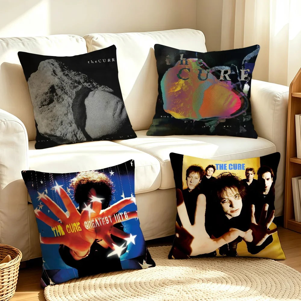 Band T-The C-Cure-S Album cushion cover Soft Smooth Hidden Zipper Washable Decorative Couch Office Housewarming Gift