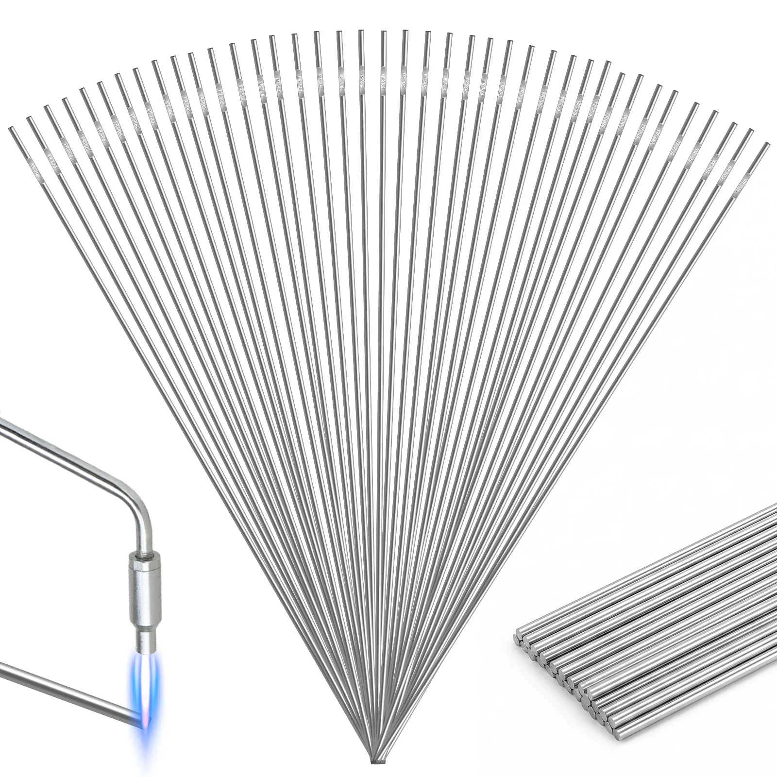 

40/20pcs Stainless Steel Welding Stick 40cm Arc Welder Rods Low Fume High Strength Bond for Metal Fabrication Machinery Repairs
