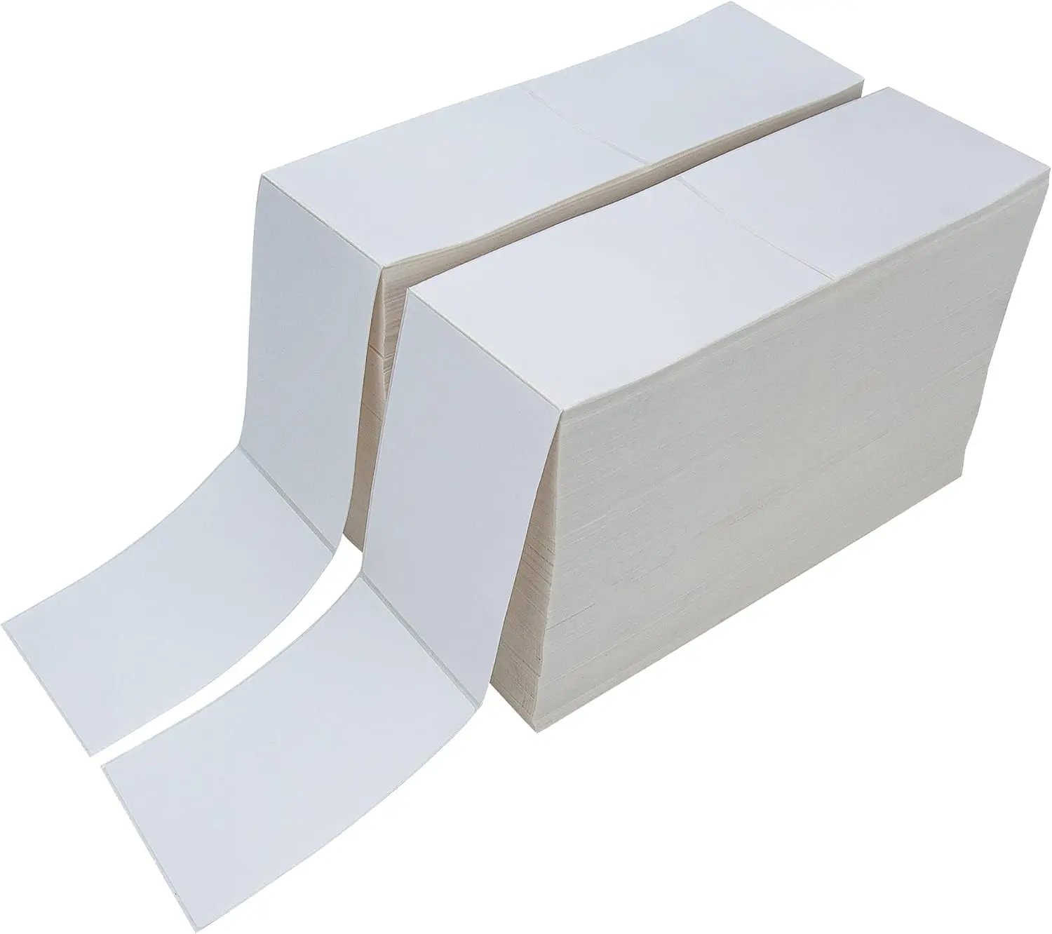 

4000 4x6 Thermal Shipping Labels Fanfold, Direct Thermal Printer Labels Compatible with Zebra Rollo - Perforated Strong Adhesive