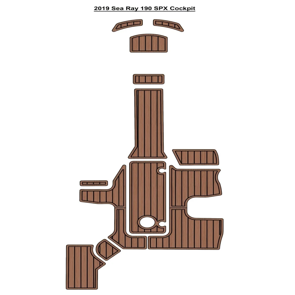 

2019 Sea Ray 190 SPX Коврик для кабины Лодка Пена EVA Искусственный тиковый коврик для палубы Напольный коврик SeaDek MarineMat Gatorstep Стиль Самоклеящийся