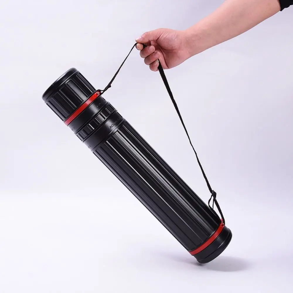 Flexible Plastic Telescopic Bluprint Document Painting Paper Storage Tube Box