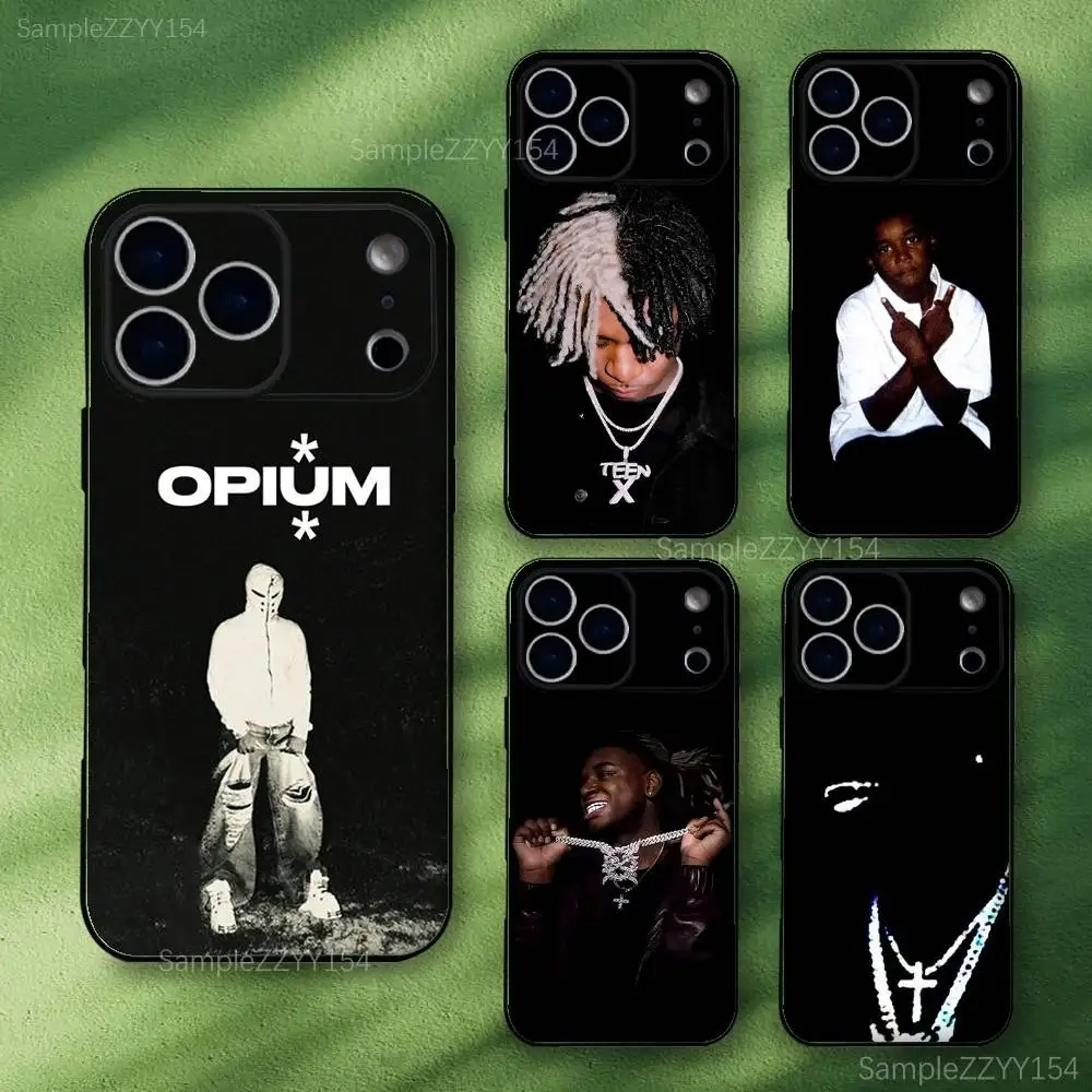 

Чехол для телефона Rapper Ken Carson A Great Chaos для iPhone 17,16,15,14,13,12,Pro,Max,Plus,E,SE4,Air,Mini Black Soft Funda