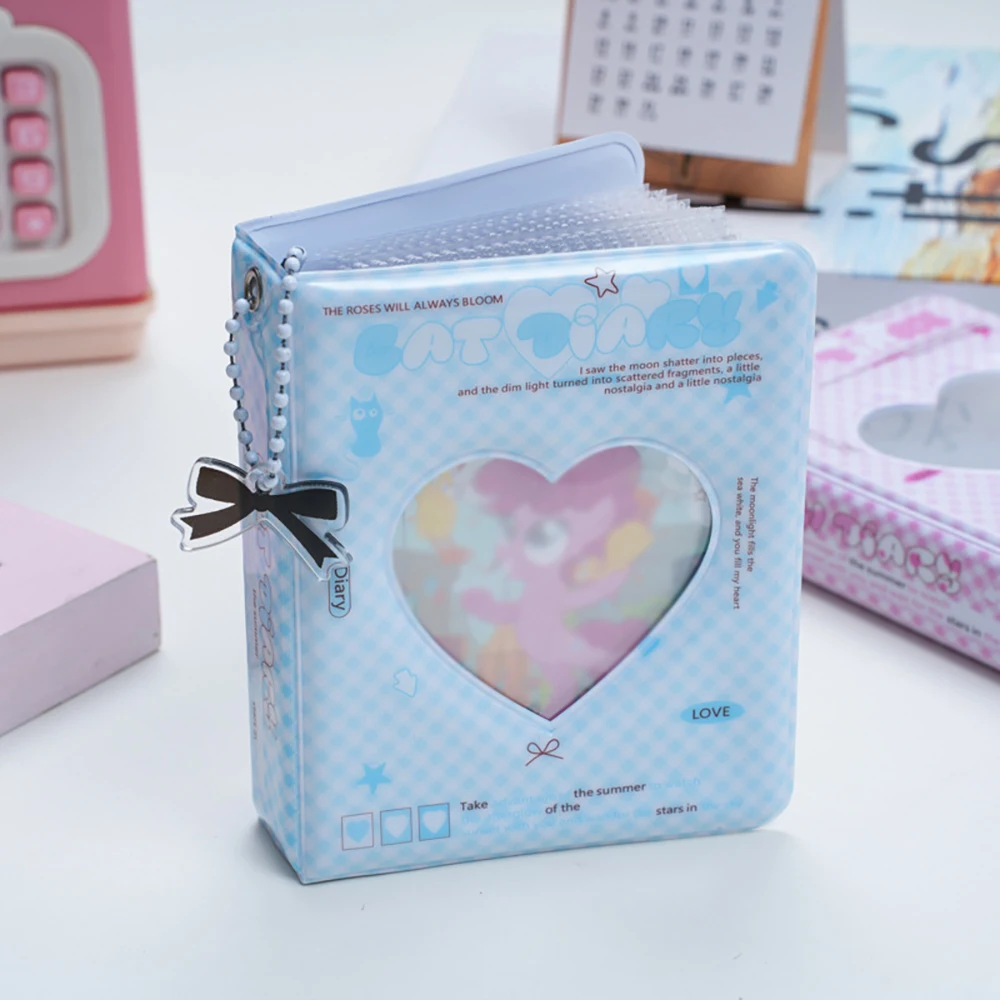 Álbum mini Polaroid de 3 pulgadas, lindo y moderno, álbum para ídolos, libro pequeño para guardar tarjetas, con capacidad para 36 fotos