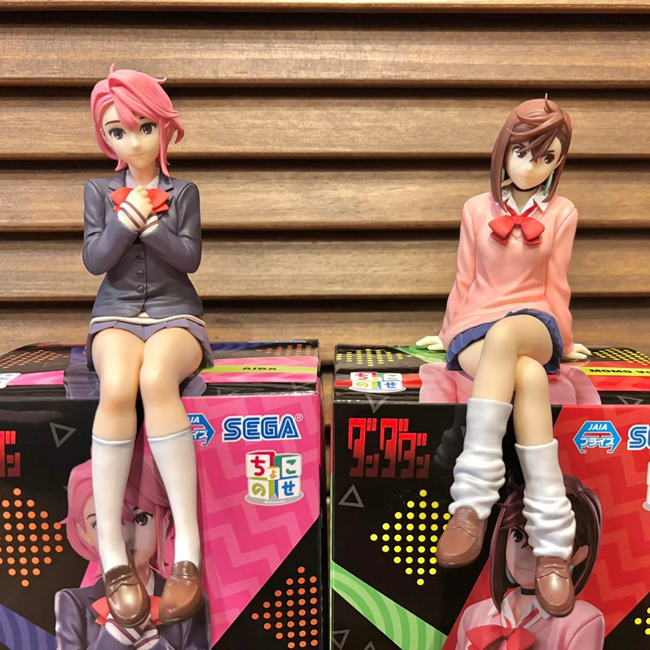الأصلي أنيمي Dandadan Ayase مومو Shiratori Aira يجلس الموقف المعكرونة سدادة البلاستيكية لعبة مجسمة عمل أرقام هدية #5