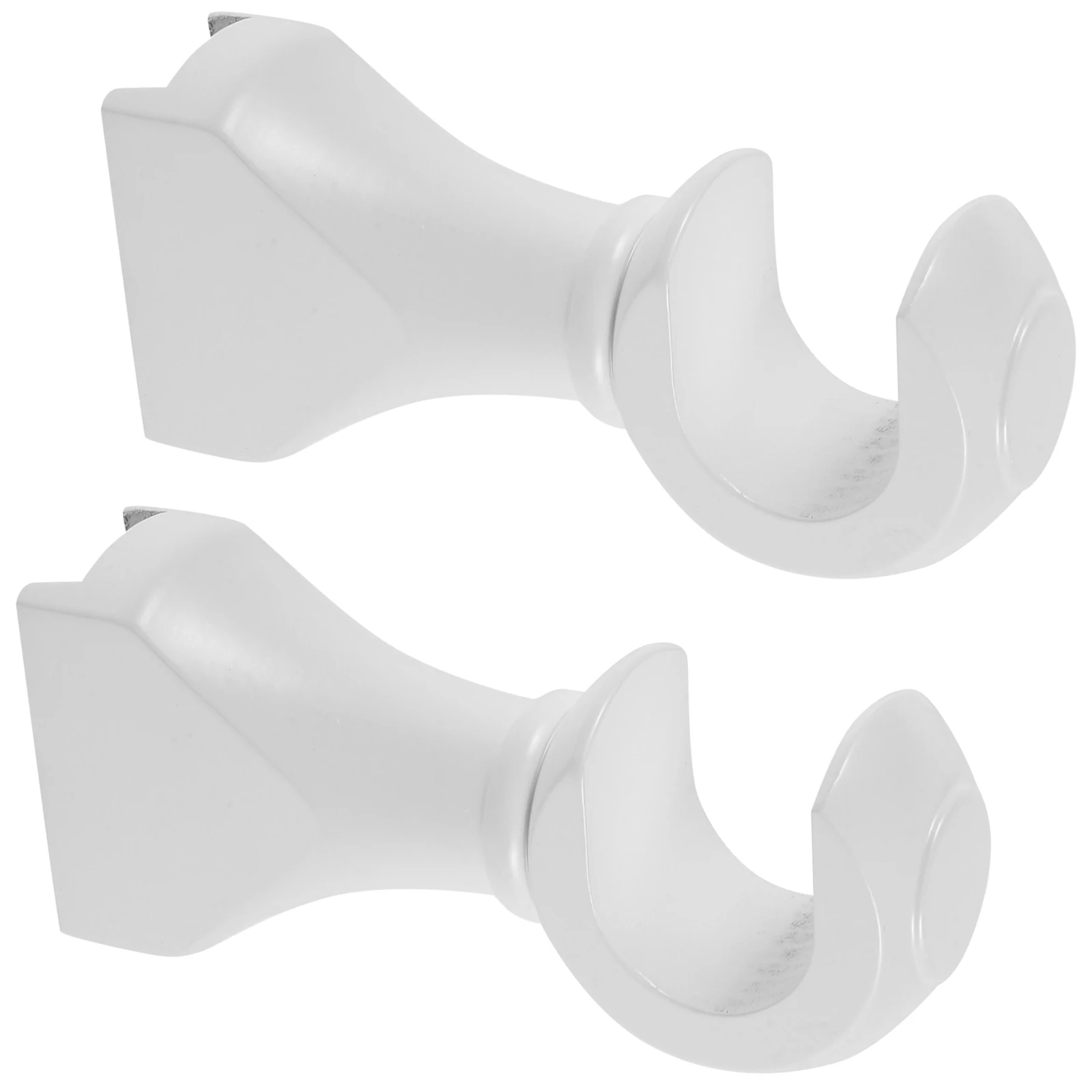 

Curtain Rod Bracket Hangers Pole Holders for Hanging Closet Support Rail Brackets Ceiling