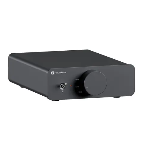Fosi Audio Q6 USB DAC – XMOS XU316 및 AK4493 칩셋, PCM 768kHz/32Bit 및 DSD512 컴팩트 데스크탑 Hi-Fi DAC
