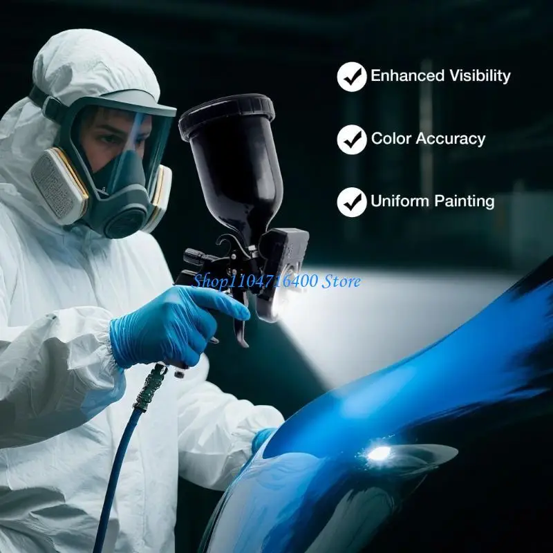 

y1gd Efficient USB Sprayer Guns Light LED Spotlights for Garage Painting Featuring 2700K-6500K Spotlights Adjustable