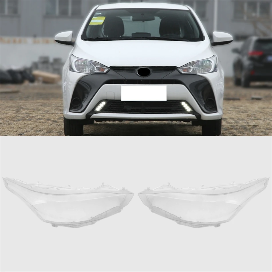 

For Toyota Yaris 2020 2021 Auto Accessory Auto Shell Cover Glass Shell Car Front Headlight Lens Cover Lights Shell
