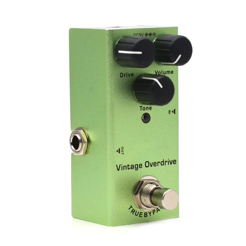 Vintage Overdrive Pedal Guitar Effect Pedal True Bypass Aluminum Shell Guitar Effect DC9V Single Mini Guitar Pedal view 4
