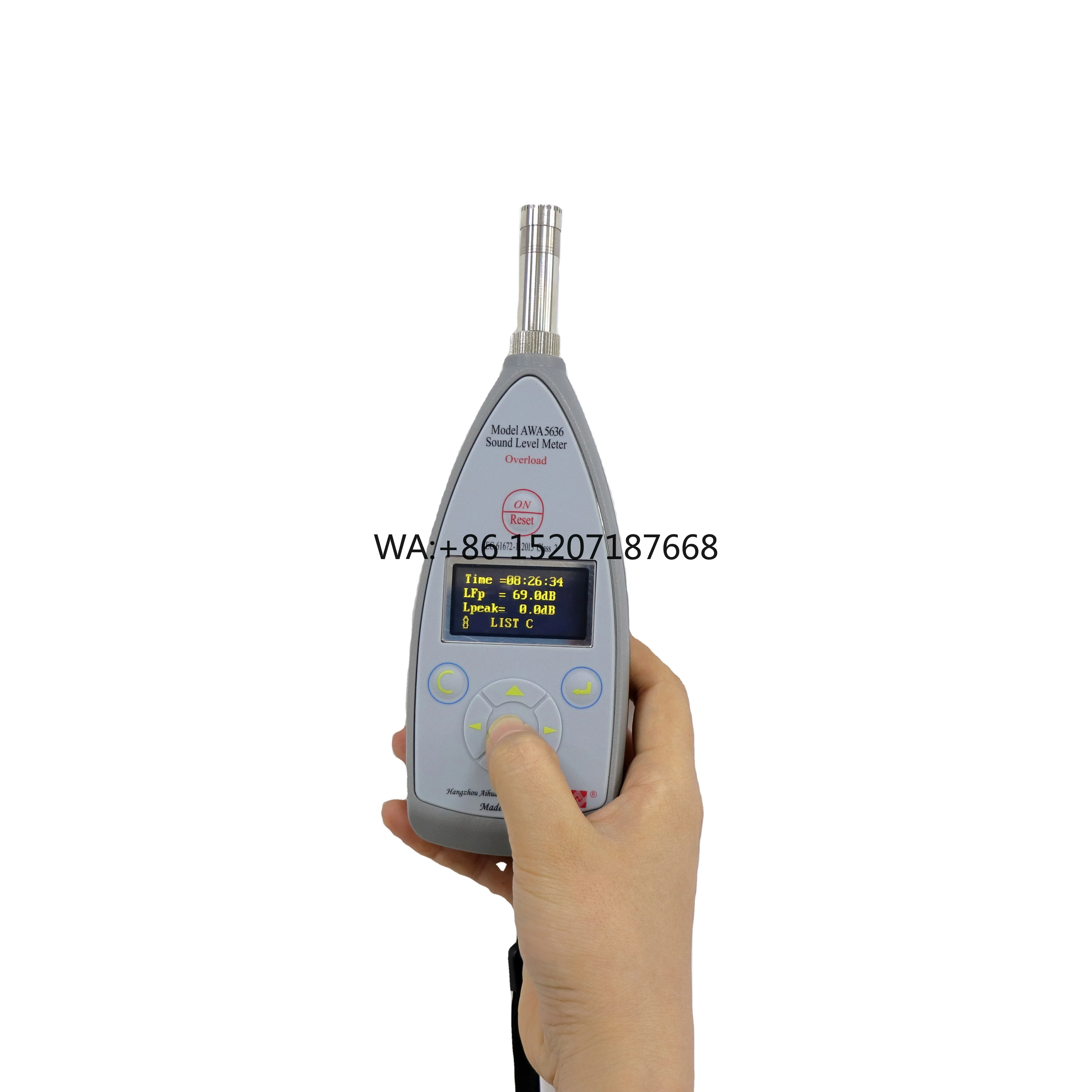 

Decibel Meter/Sound Pressure Level Reader (SPL)AWA5636-2 / 30-30dBA Range 1.5 Year Warranty