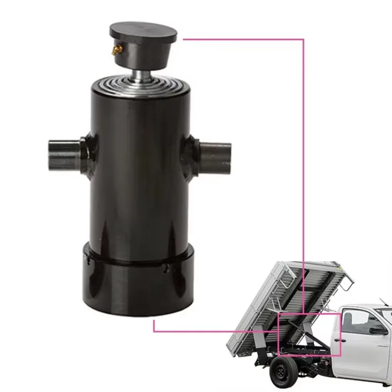 12 Volt Electric Multi Stage Tractor 500kg Hydraulic Cylinder For Scissor Lift