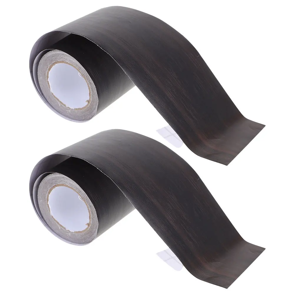 

Adhesive Molding Trim for Wall Flexible Skirting Board Stickers Black PVC Wall Trim Molding for Childrens Room