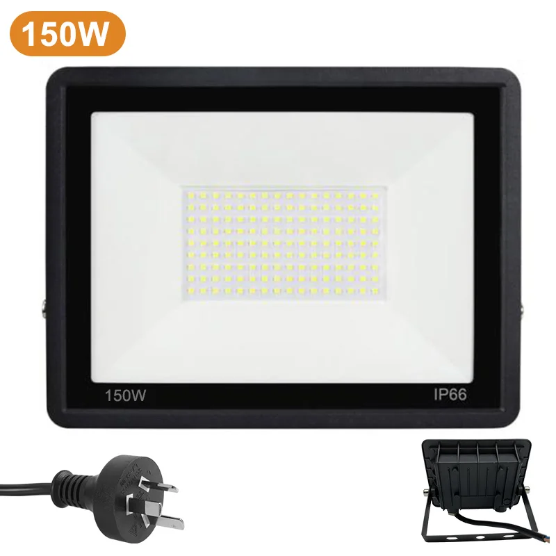 LED Flood Light 30W 50W 100W 150W 200W 300W Outdoor Security Garden Lamp Security Lights IP66 Waterproof