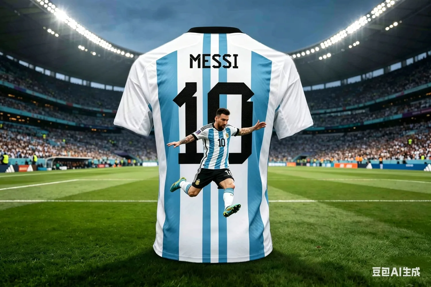 Messi Style Kids Football T-Shirt
