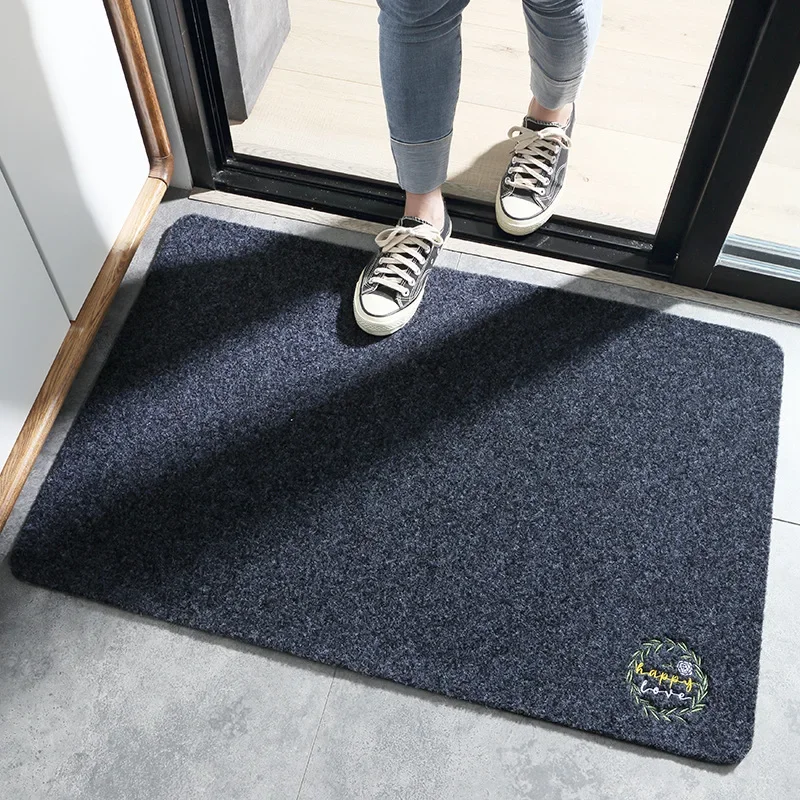 Japanese-style Doormat  Outdoor Dust Removal Wear-resistant Anti-skid Entrance Door Mat Scraping Mud and Sand Removing Foot Pad