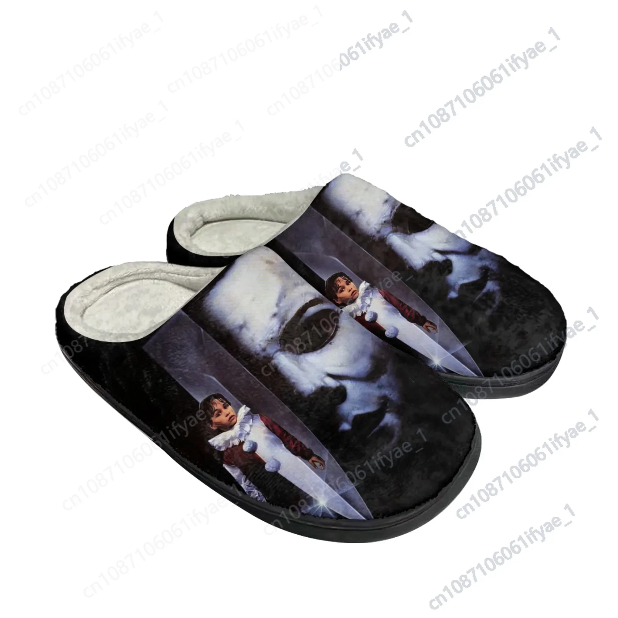 

Hot Horror Halloween Home Cotton Custom Slippers Michael Myers Mens Womens Sandals Plush Casual Keep Warm Shoes Thermal Slipper