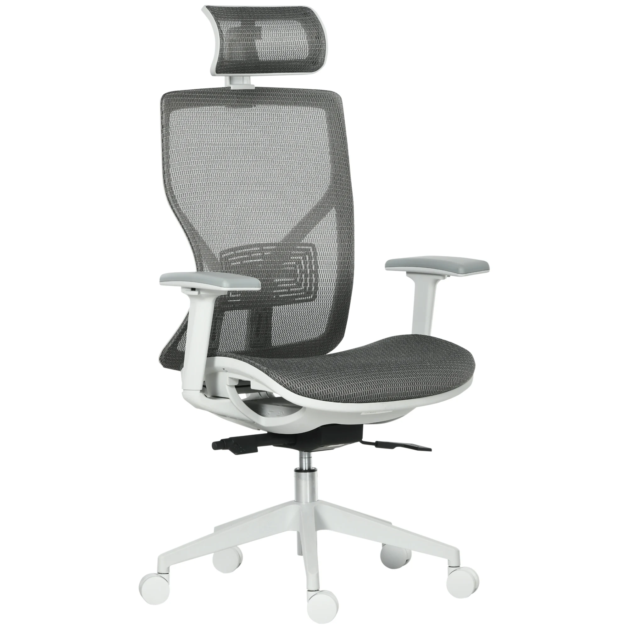 Vinsetto adjustable adjustable rotating office chair armrest 67x65x128cm