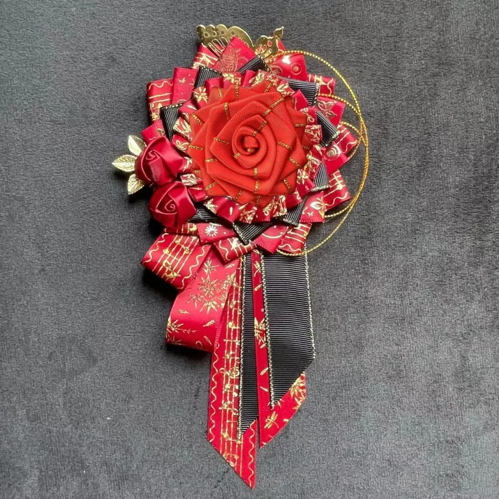 

Оригинальный дизайн: бабочки-цветы с розами для женских и мужских костюмов, аксессуары для рубашек, роскошные украшения ручной работы, цветы для воротника в стиле Лолита