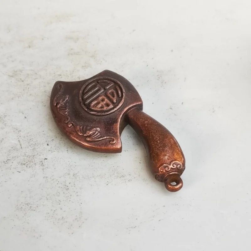 Antique-style collectible alloy ax pendant for home decoration and housewarming gift