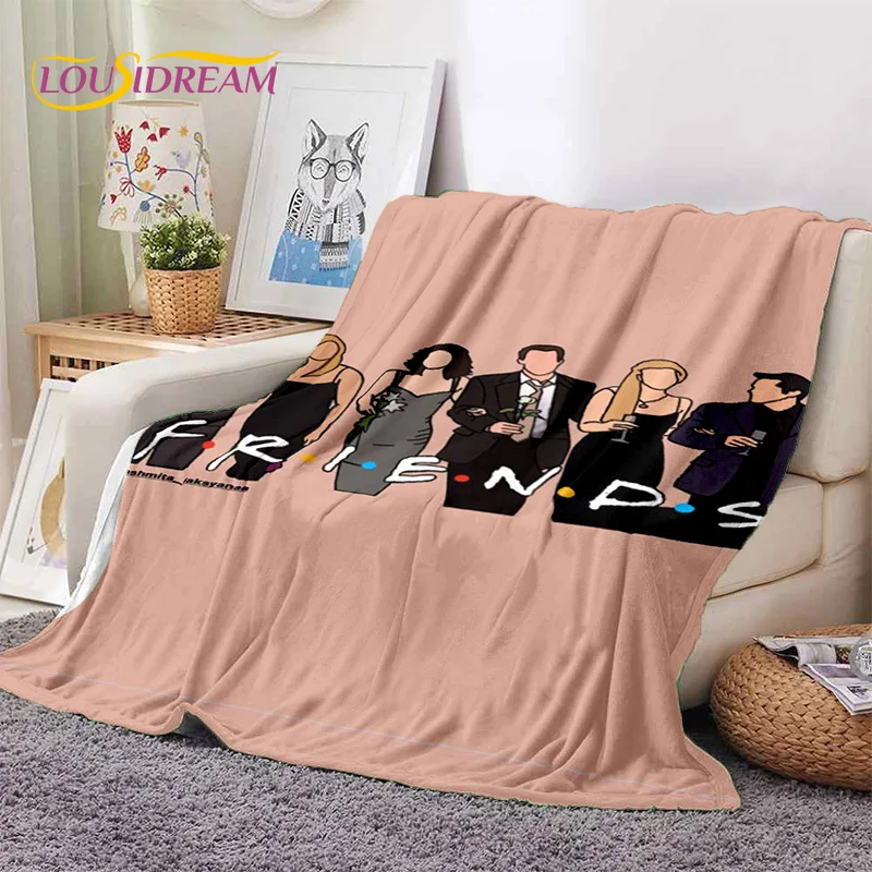 Latest Friends Classics TV 3D Soft Flannel Blankets,Throw Blanket Comfortable Blanket for Picnic Beds Sofa Home Bedroom Gift Kid