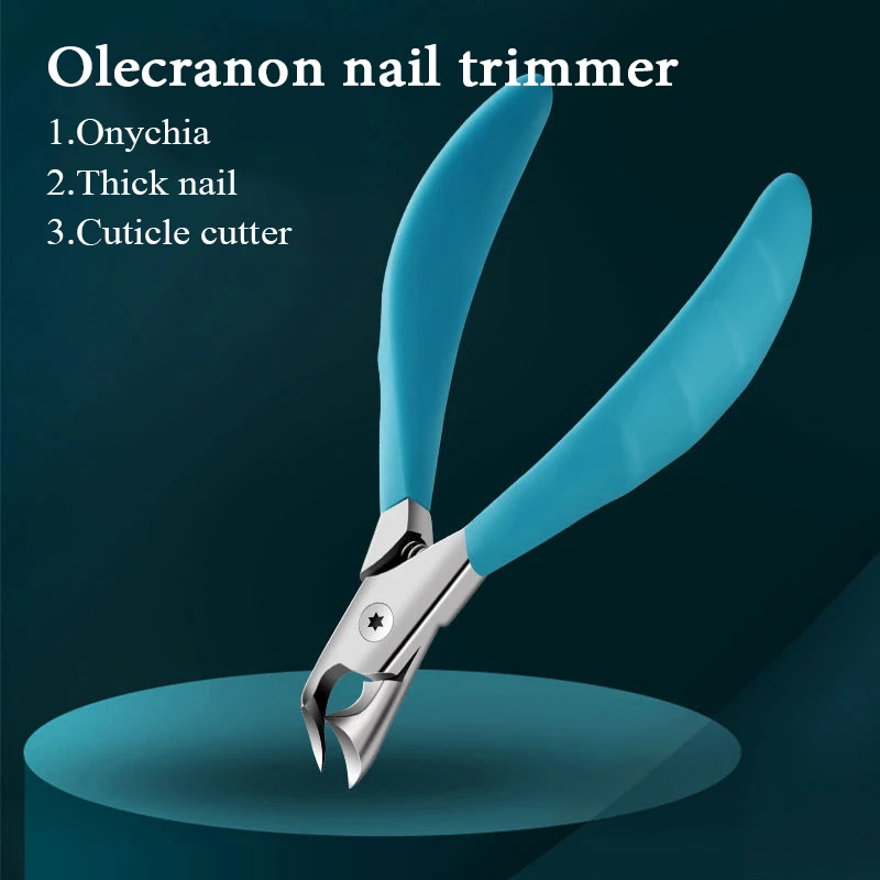 Profissional Ingrown Toenail Clippers, Grosso Hard Trimmer, Ferramenta Pedicure, Nail Clippers, Cortadores Olecranon, Manicure Tools Sets