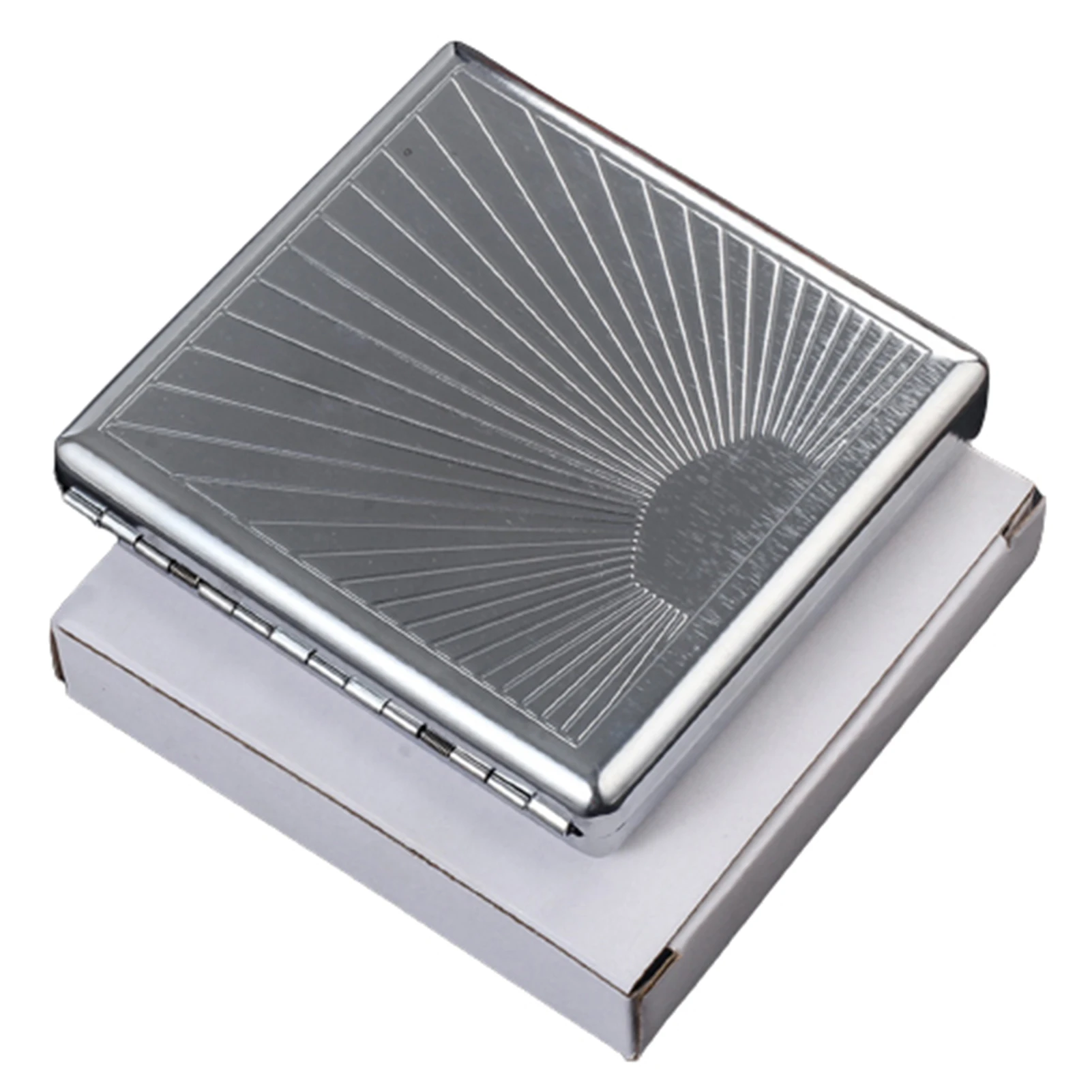 Portable Slim Metal Cigarette Case Waterproof Cigarette Holder Box for Men and Women Ideal Gift