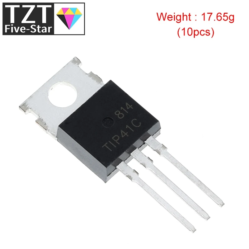 10/30 قطعة TIP41C TIP41 وحدة منظم الجهد