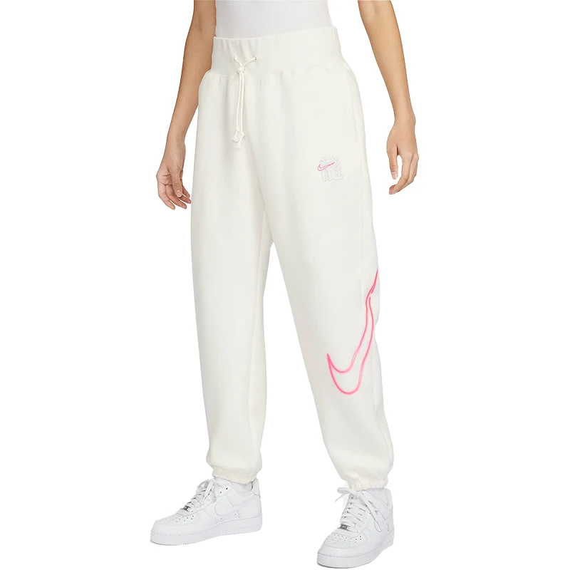 نايك الرسمية أصيلة المرأة الجديدة متماسكة فضفاضة عالية الخصر الكاحل السراويل الرياضية FZ6558-133 #5