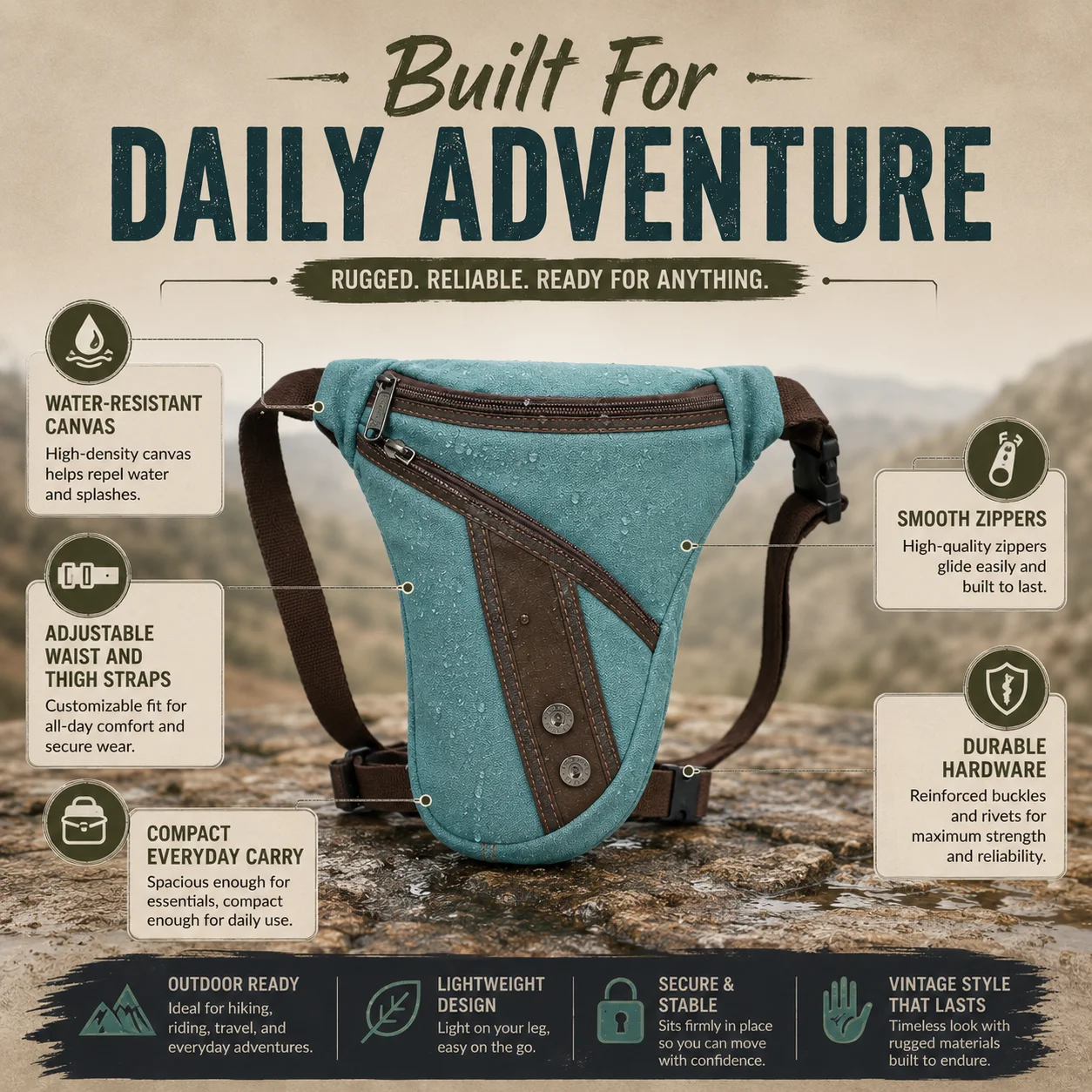 Thumbnail 3 - #43 Best Canvas Waist Packs to Buy In 2026