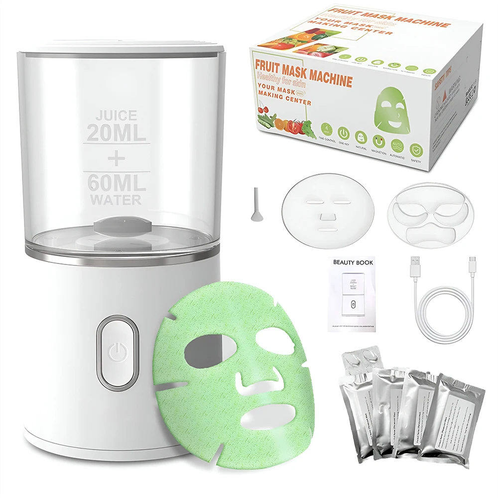 DIY Face Mask Maker Smart Mask Facial Beauty Device Electric Automatic Fruit Natural Vegetable Collagen Mask Machine