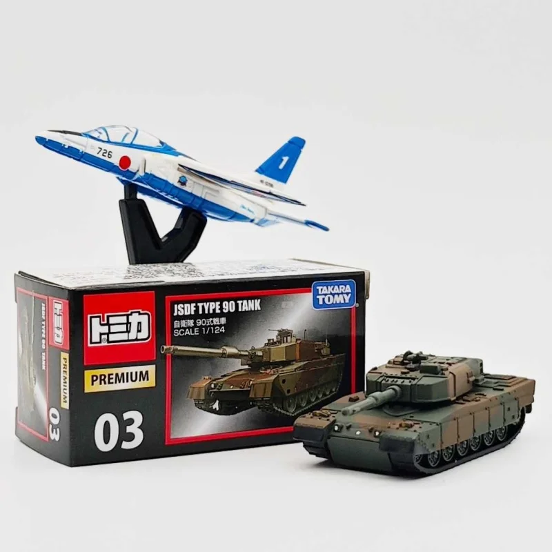 

Аутентичная модель автомобиля Tomy Tomica из сплава 90, модель основного боевого танка типа, мобильный танк F35, литая под давлением модель игрушки для мальчика