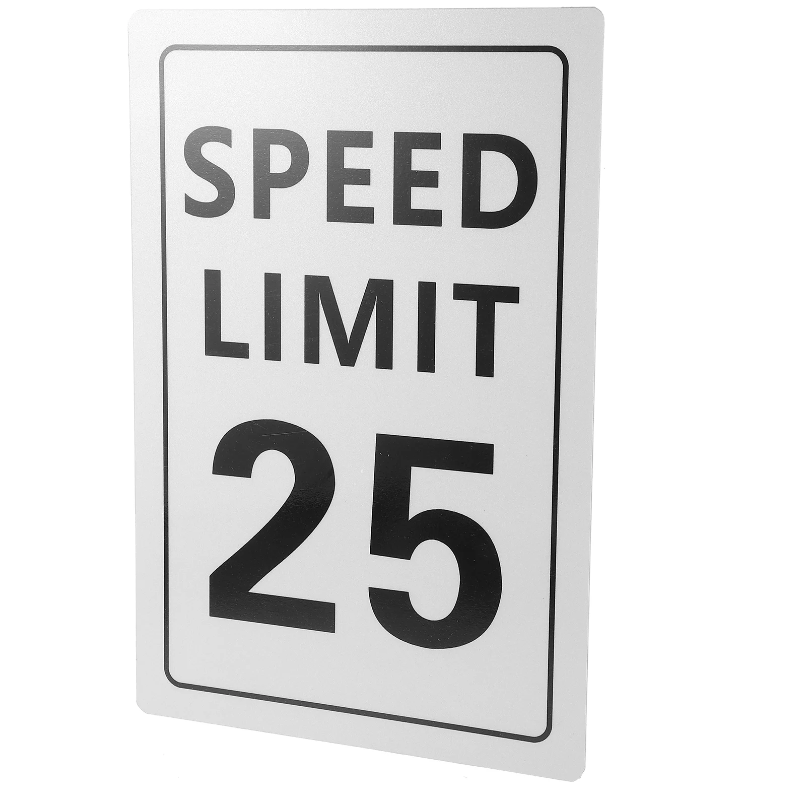 25 Mile Speed Limit Sign Limited Metal Signs Caution Road Warming Reflective Aluminum Alloy Symbol Safety