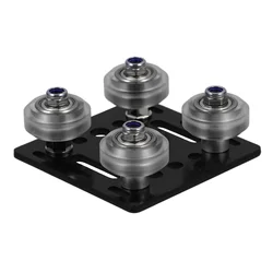 Pulley European V Shaped Slot Plate Wheel Gantry Rod with Aluminum Profile Support Printer