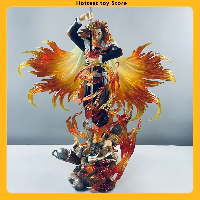 

Demon Slayer Anime Figure Rengoku Kyoujurou Figurines 30cm Pvc Model Anime Peripheral Character Model Decorate Birthday Gifts