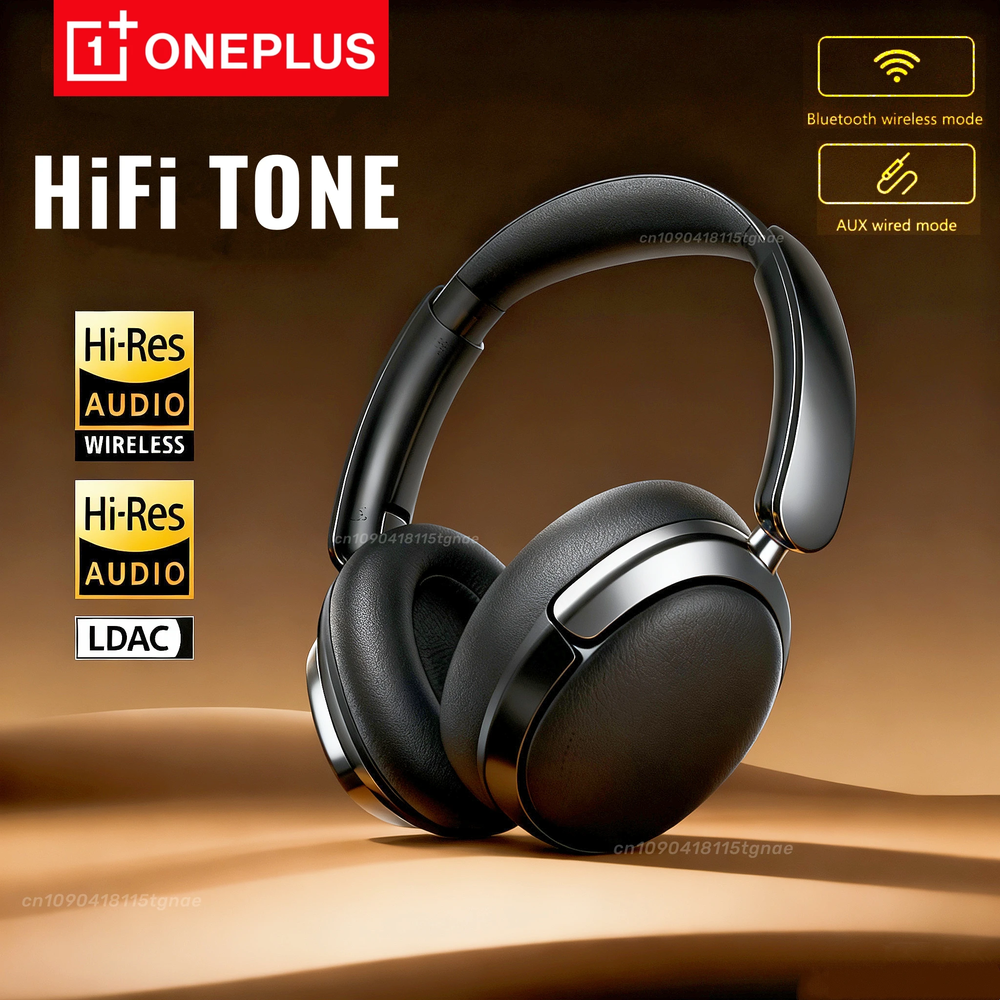 Oneplus سماعة بلوتوث مثبتة على الرأس بلوتوث 5.4 سلكية توصيل بطارية طويلة الألعاب إلغاء الضوضاء سماعة رأس عالية الدقة جديدة #1