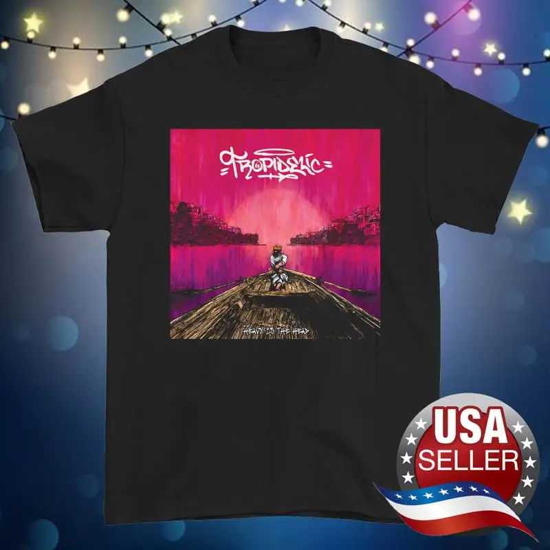 

Футболка Tropidelic Band Rock Hip Hop, черная, все размеры S 5Xl Xa809