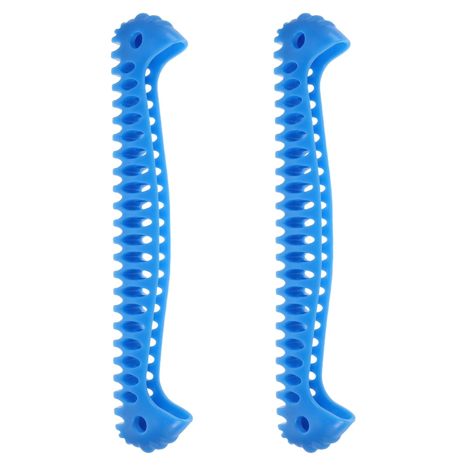 

2 шт. эластичных защитных чехлов для лезвий коньков, 11x2 дюйма, растягивающиеся, для фигурного катания, молодежные, для хоккея, мягкие