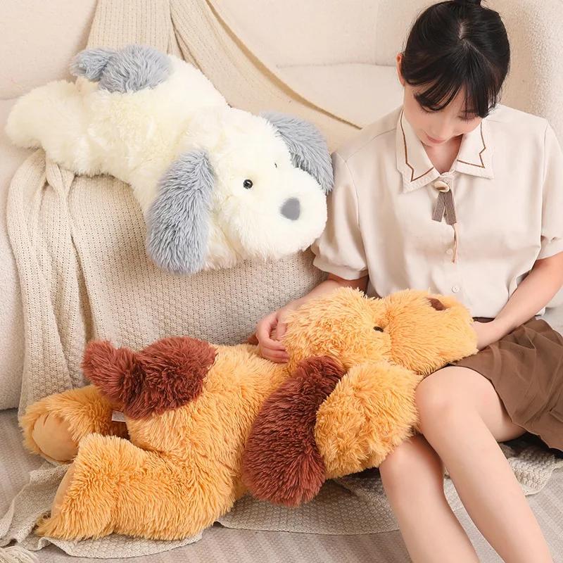 70cm 80cm 105cm Long Hair Dog Pillow Kawaii Soft And Comfortable Sleep With The Pillow Holiday Gift Send Friends And Family