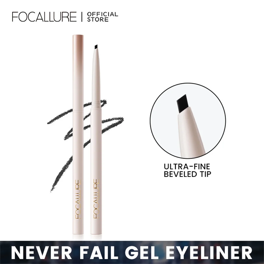 Gel Eye Liner Pencil Waterproof Smooth Focallure Tools Eyeliner Non-smudge Ultra-fine Eyeliner Eyes Makeup Long Lasting Matte