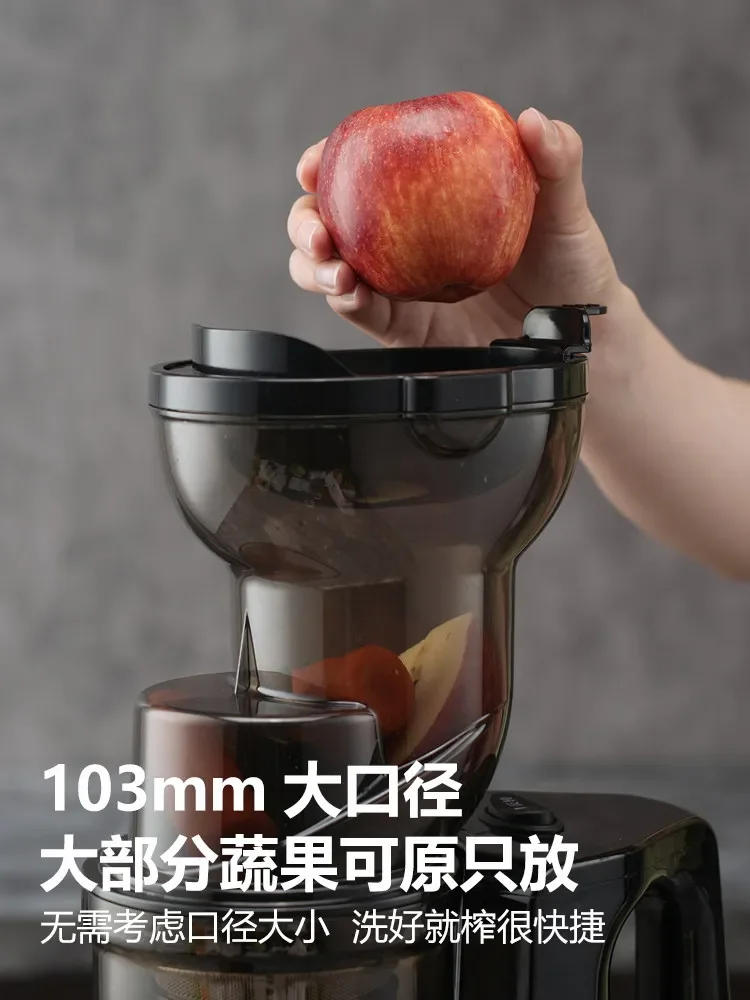 220V Stainless Steel Juicer Pulp Separation Home Multifunctional Large Mouth Automatic F