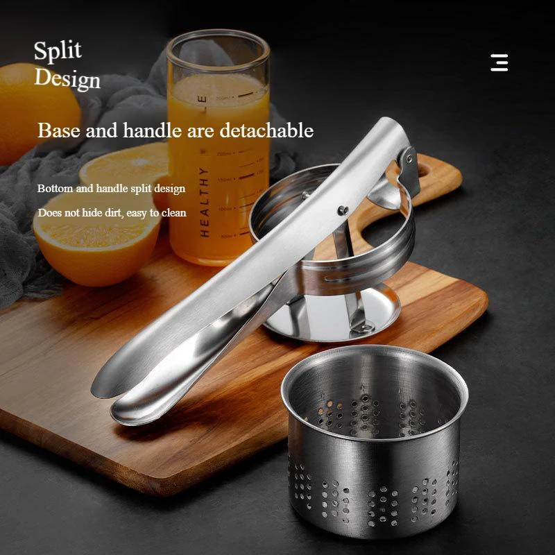 

Set of 2 Lemon Squeezer For Stainless Steel Hand Held Lemon Juicer Squeezer Kitchen Aid Housewarming Kitchen Gifts