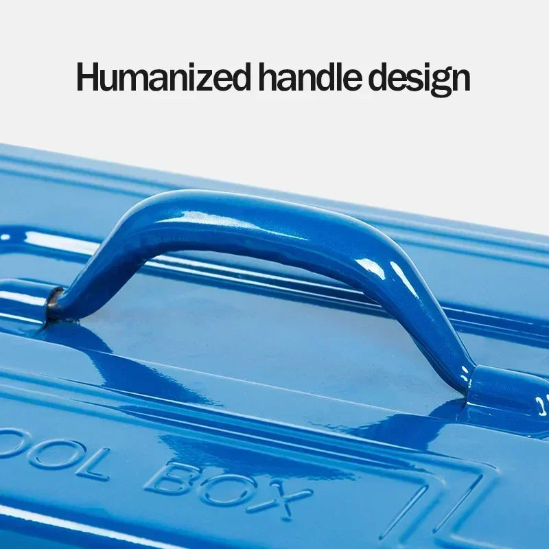 Industrial-grade Storage Box Multifunctional Hardware Toolbox Empty Box Thickened Metal Auto Repair Tin Car Box New Household