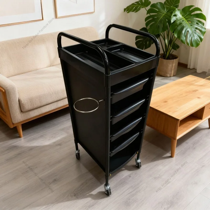 Modern Simple Beauty Salon Trolley Nordic Designed Multifunctional Hairdressing Tool Cart Salon Furniture Тележка Мастера FYST