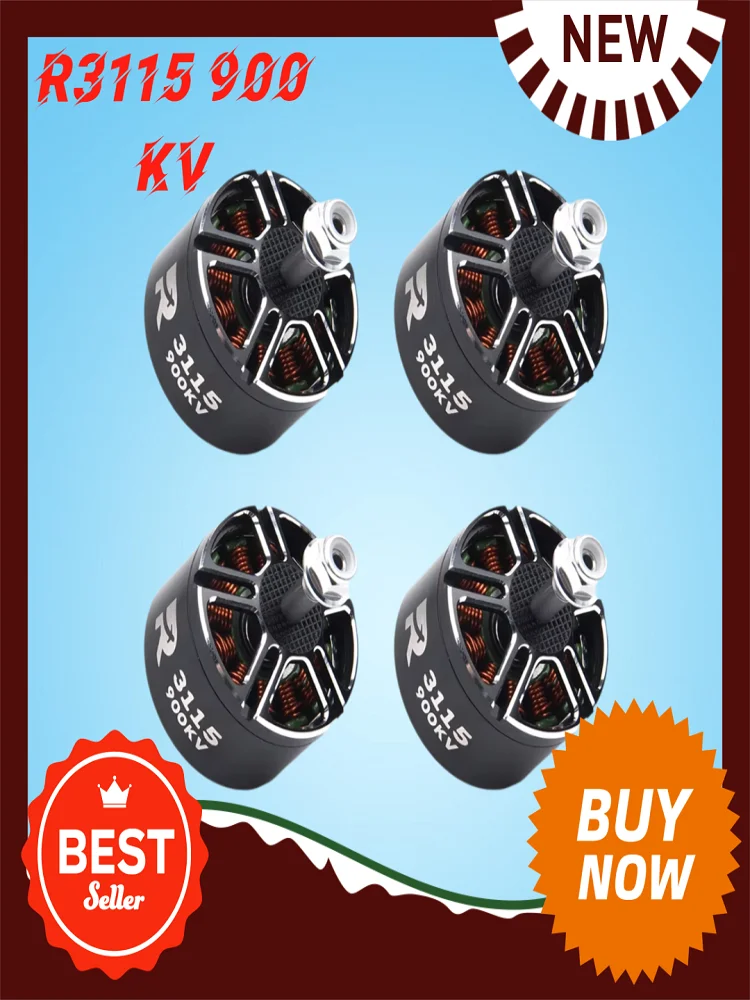 

3115 900KV 3-6S Бесщеточный двигатель для FPV-дрона X-Class Freestyle Long Range RC Эффективный и энергосберегающий
