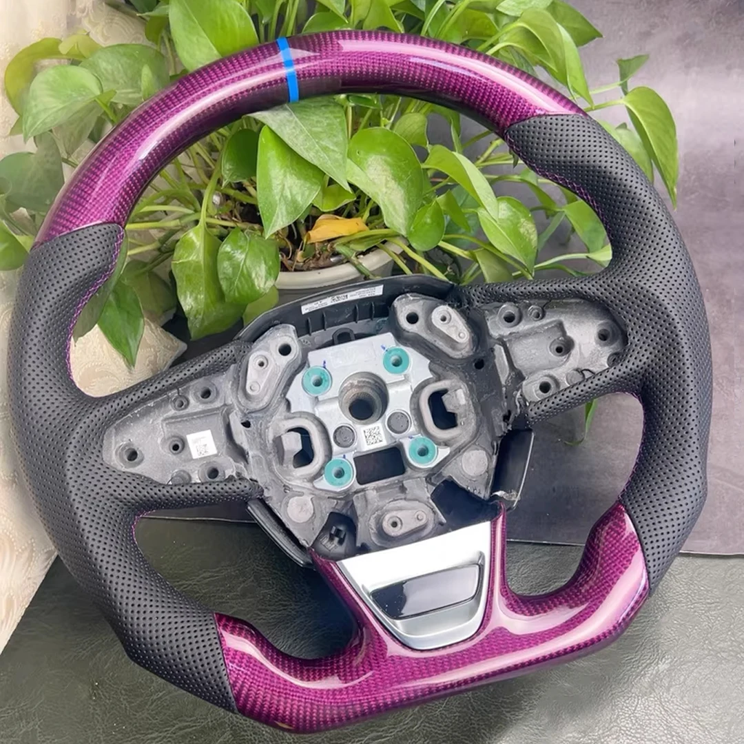 

Private Custom Carbon Fiber Leather Steering Wheel For Renault Koleos Kadjar Megane 4 Talisman 1.6 Tec 2017 2018 2019
