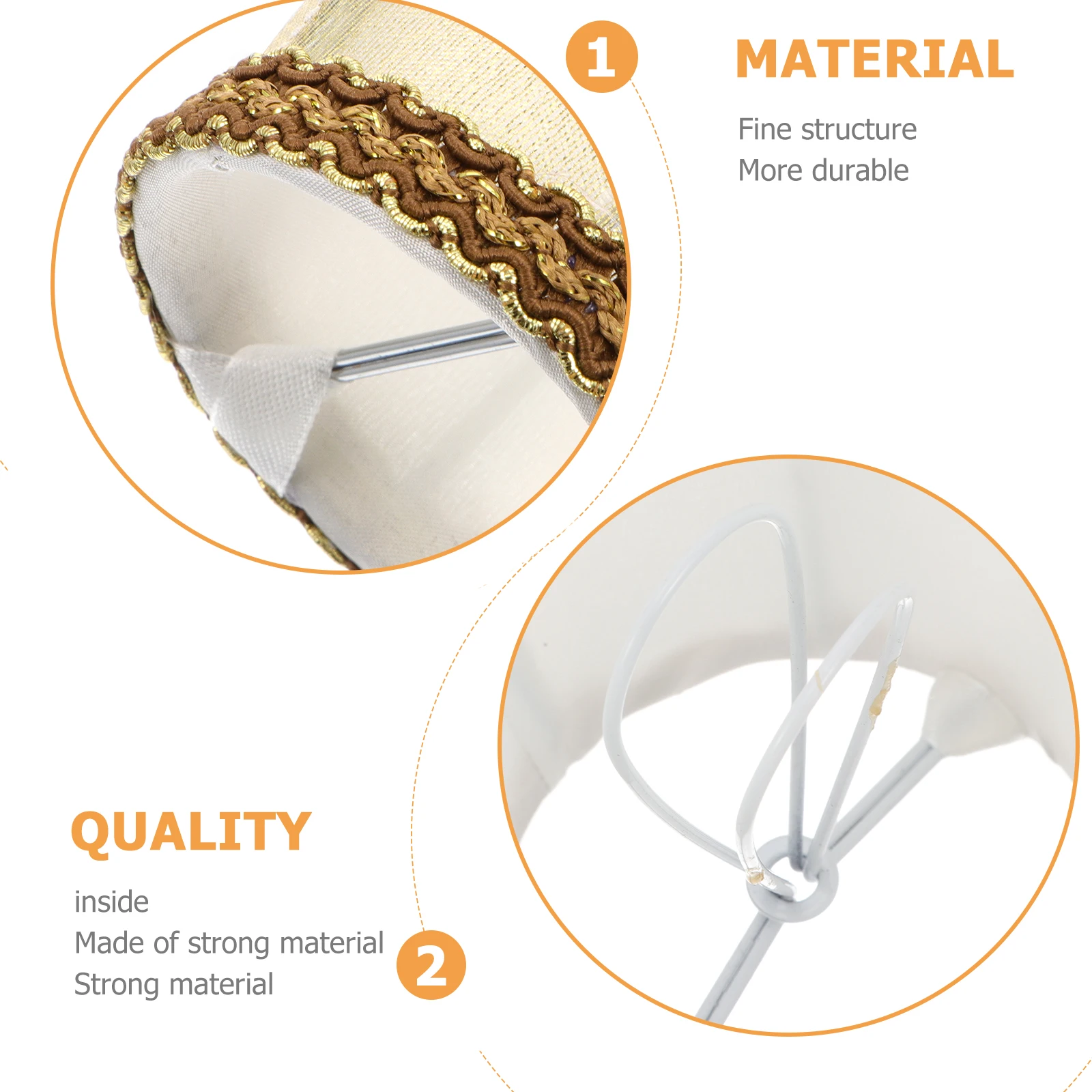 

Fabric Lampshade Dustproof Cloth Cloth Lamp Cover Cover Bedroom Living Room Lamp Shades Accessories